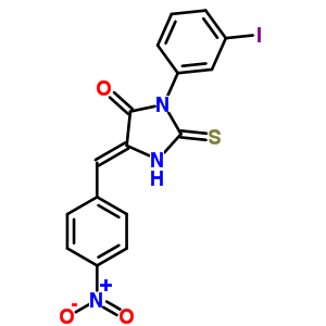 (5z)-3-(3-iodophenyl)-5-[(4-nitrophenyl)methylidene]-2-sulfanylideneimidazolidin-4-one