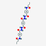 N,N'-[benzene-1,4-diylbis(carbonylhydrazine-2,1-diylcarbonylbenzene-4,1-diyl)]dibutanamide