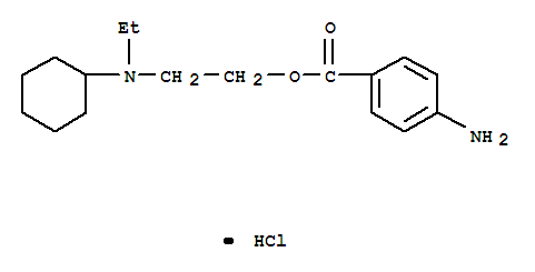 N-{2-[(4-aminobenzoyl)oxy]ethyl}-N-ethylcyclohexanaminium chloride