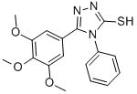4-Phenyl-5-(3,4,5-trimethoxy-phenyl)-4H-[1,2,4]triazole-3-thiol