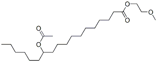 2-methoxyethyl 12-(acetoxy)octadecanoate