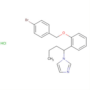 1H-Imidazole, 1-[1-[2-[(4-bromophenyl)methoxy]phenyl]butyl]-,monohydrochloride