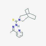 N'-(1-pyridin-2-ylethylidene)-3-azabicyclo[3.2.2]nonane-3-carbothiohydrazide