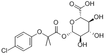 1-[2-(4-Chlorophenoxy)-2-methylpropanoate] b-D-Glucopyranuronic Acid