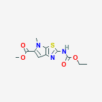 METHYL 2-((ETHOXYCARBONYL)AMINO)-4-METHYL-4H-PYRROLO[3,2-D][1,3]THIAZOLE-5-CARBOXYLATE
