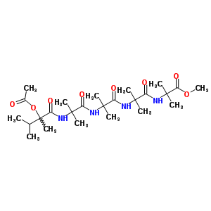 Methyl 2-[[2-[[2-[[2-[(2-acetyloxy-2,3-dimethylbutanoyl)amino]-2-methylpropanoyl]amino]-2-methylpropanoyl]amino]-2-methylpropanoyl]amino]-2-methylpropanoate