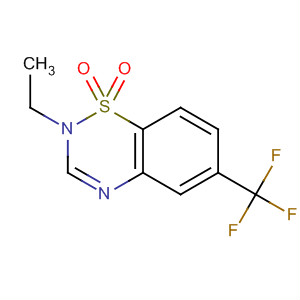 2H-1,2,4-Benzothiadiazine, 2-ethyl-6-(trifluoromethyl)-, 1,1-dioxide