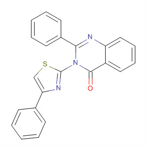 4(3H)-Quinazolinone, 2-phenyl-3-(4-phenyl-2-thiazolyl)-
