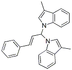 1,1-(3-Phenyl-2-propenylidene)bis(3-methyl-1H-indole)