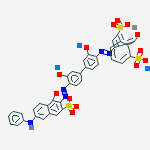CUPRATE(3-),[.MU.-[3-[[3,3'-DI(HYDROXY-.KAPPA.O)-4'-[[1-(HYDROXY-.KAPPA.O)-6-(PHENYLAMINO)-3-SULFO-2-NAPHTHALENYL]AZO-.KAPPA.N1][1,1'-BIPHENYL]-4-YL]AZO-.KAPPA.N1]-4-(HYDROXY-.KAPPA.O)-1,5-NAPHTHALENEDISULFONATO(7-)]]DI-,TRISODIUM