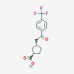 CIS-3-[2-OXO-2-(4-TRIFLUOROMETHYLPHENYL)ETHYL]CYCLOPENTANE-1-CARBOXYLIC ACID