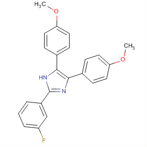 1H-Imidazole, 2-(3-fluorophenyl)-4,5-bis(4-methoxyphenyl)-