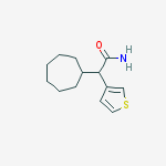 2-cycloheptyl-2-thiophen-3-ylacetamide