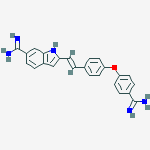 2-{(E)-2-[4-(4-carbamimidoylphenoxy)phenyl]ethenyl}-1H-indole-6-carboximidamide