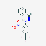 1-[2-nitro-4-(trifluoromethyl)phenyl]-2-(phenylmethylidene)hydrazine