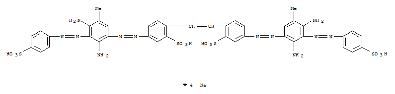 2,2'-(E)-ethene-1,2-diylbis{5-[(E)-{2,4-diamino-5-methyl-3-[(E)-(4-sulfophenyl)diazenyl]phenyl}diazenyl]benzenesulfonic acid}