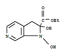 1H-Pyrrolo[2,3-c]pyridine-2-carboxylicacid, 2,3-dihydro-1,2-dihydroxy-, ethyl ester