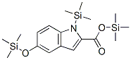 1-(Trimethylsilyl)-5-[(trimethylsilyl)oxy]-1H-indole-2-carboxylic acid trimethylsilyl ester