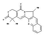 1H-Pyrano(3',4':6,7)indolizino(1,2-b)quinoline-3,14(4H,12H)-dione, 4-ethyl-4,12-dihydroxy-