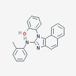 2-[2-(2-methylanilino)benzo[g]benzimidazol-1-yl]phenol