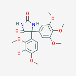 5-(2,3,4-trimethoxyphenyl)-5-(3,4,5-trimethoxyphenyl)imidazolidine-2,4-dione