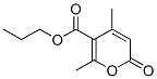 propyl 2,4-dimethyl-6-oxo-pyran-3-carboxylate