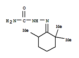 (2E)-2-(2,2,6-trimethylcyclohexylidene)hydrazinecarboxamide