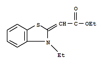 Acetic acid,2-(3-ethyl-2(3H)-benzothiazolylidene)-, ethyl ester