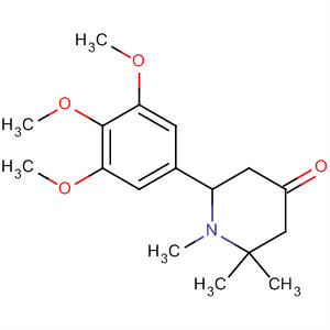 4-Piperidinone, 1,2,2-trimethyl-6-(3,4,5-trimethoxyphenyl)-