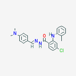4-chloro-N'-{(E)-[4-(dimethylamino)phenyl]methylidene}-2-[(2-methylphenyl)amino]benzohydrazide