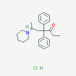 4,4-diphenyl-6-(1-piperidyl)heptan-3-one hydrochloride