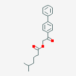[2-oxo-2-(4-phenylphenyl)ethyl] 5-methylhexanoate