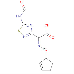 1,2,4-Thiadiazole-3-acetic acid,a-[(2-cyclopenten-1-yloxy)imino]-5-(formylamino)-, (Z)-