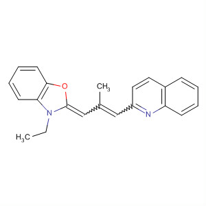 Quinoline, 2-[3-(3-ethyl-2(3H)-benzoxazolylidene)-2-methyl-1-propenyl]-