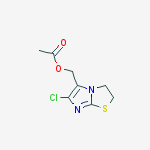 (6-chloro-2,3-dihydroimidazo[2,1-b][1,3]thiazol-5-yl)methyl acetate