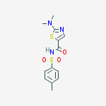 2-(dimethylamino)-n-(4-methylphenyl)sulfonyl-1,3-thiazole-5-carboxamide
