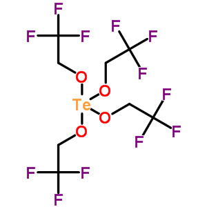 1,1,1-trifluoro-2-{[tris(2,2,2-trifluoroethoxy)-lambda~4~-tellanyl]oxy}ethane
