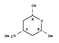 2H-Pyran-2-ol,4-(dimethylamino)tetrahydro-6-methyl-, (2R,4S,6R)-