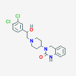 2-1H-QUINAZOLINONE,3,4-DIHYDRO-3-(1-(2-(3,4-DICHLOROPHENYL)-2-HYDROXYETHYL)-PIPERIDIN-4-YL)-