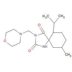 1,3-Diazaspiro[4.5]decane-2,4-dione,9-methyl-6-(1-methylethyl)-3-(4-morpholinylmethyl)-