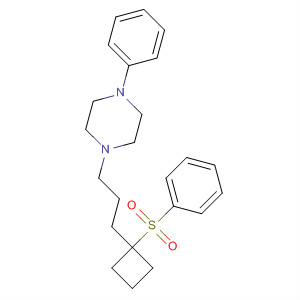 Piperazine, 1-phenyl-4-[3-[1-(phenylsulfonyl)cyclobutyl]propyl]-