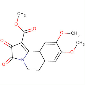 Pyrrolo[2,1-a]isoquinoline-1-carboxylic acid,2,3,5,6-tetrahydro-8,9-dimethoxy-2,3-dioxo-, methyl ester