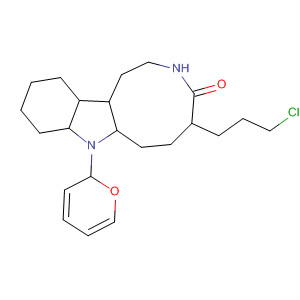 Azonino[5,4-b]indol-4(1H)-one,5-(3-chloropropyl)-2,3,5,6,7,8-hexahydro-8-(tetrahydro-2H-pyran-2-yl)-