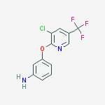 3-{[3-CHLORO-5-(TRIFLUOROMETHYL)-2-PYRIDINYL]OXY} ANILINE, 95%