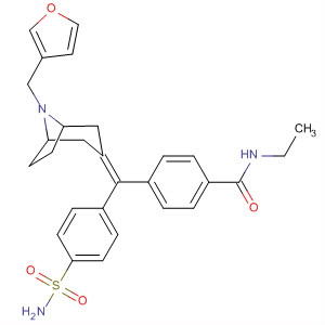 Benzamide,4-[[4-(aminosulfonyl)phenyl][8-(3-furanylmethyl)-8-azabicyclo[3.2.1]oct-3-ylidene]methyl]-N-ethyl-