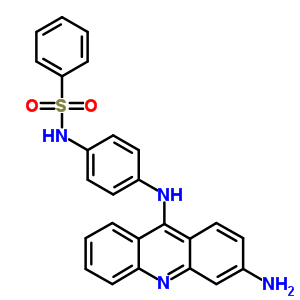 N-{4-[(3-aminoacridin-9-yl)amino]phenyl}benzenesulfonamide