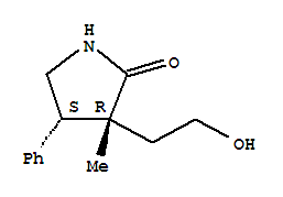 2-Pyrrolidinone,3-(2-hydroxyethyl)-3-methyl-4-phenyl-, (3R,4S)-rel-