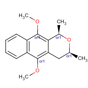 1H-Naphtho[2,3-c]pyran, 3,4-dihydro-5,10-dimethoxy-1,3-dimethyl-, cis-