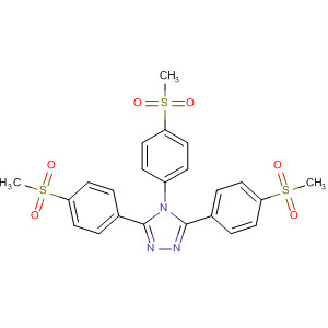 4H-1,2,4-Triazole, 3,4,5-tris[4-(methylsulfonyl)phenyl]-