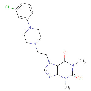1H-Purine-2,6-dione,7-[2-[4-(3-chlorophenyl)-1-piperazinyl]ethyl]-3,7-dihydro-1,3-dimethyl-